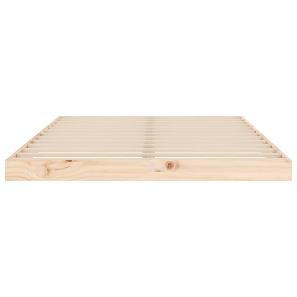 Estructura de cama madera maciza de pino 120x190
