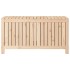 Caja de almacenaje jardín madera maciza de pino 121x55x64