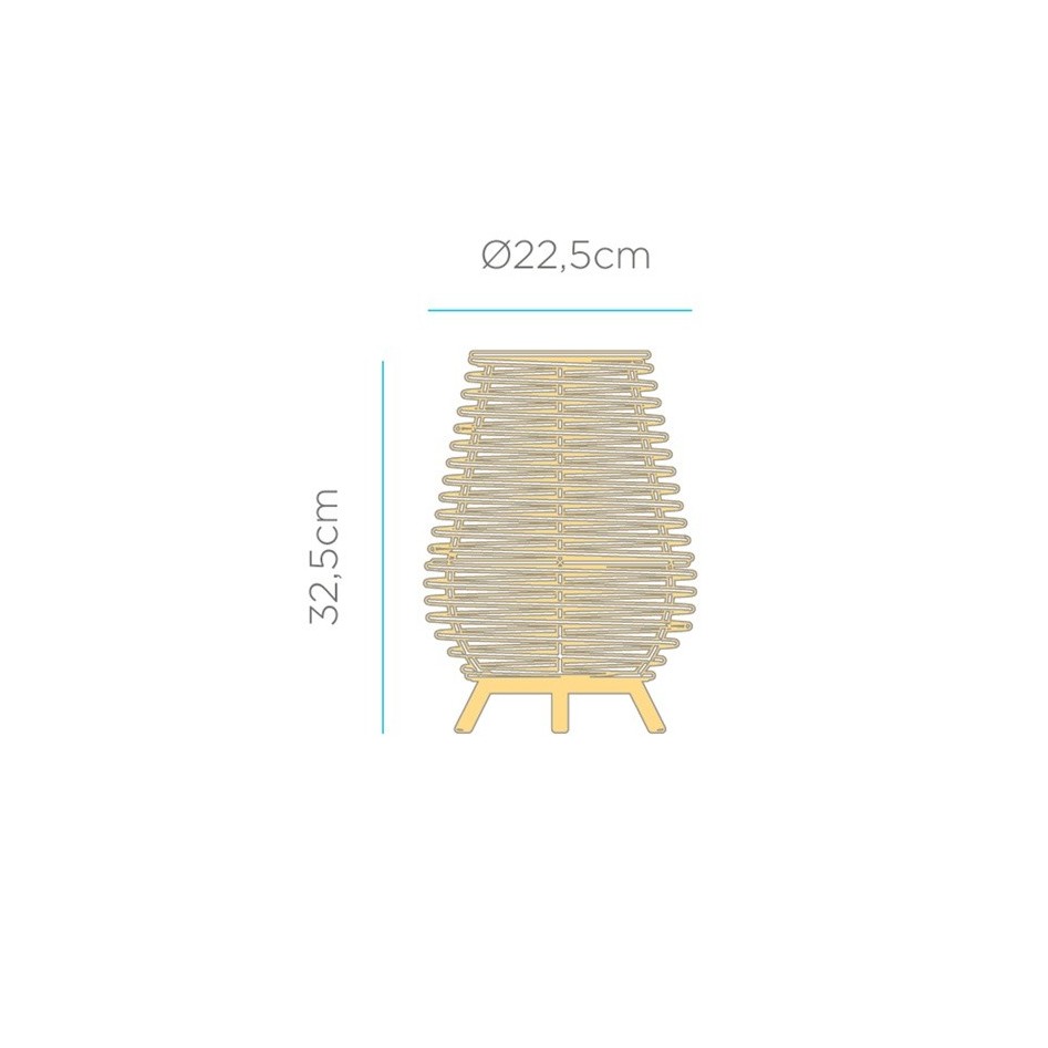 Lámpara de pie, modelo Bossa 30