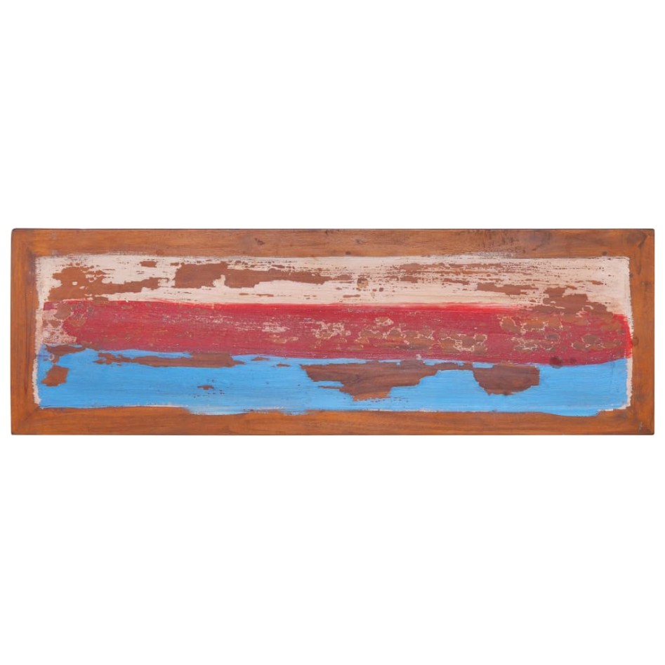 Mueble para TV de madera reciclada de teca 110x35x40