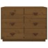 Aparador de madera maciza de pino marrón miel 100x40x75