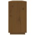 Aparador de madera maciza de pino marrón miel 100x40x75