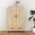 Aparador madera contrachapada roble Sonoma 70x31x115