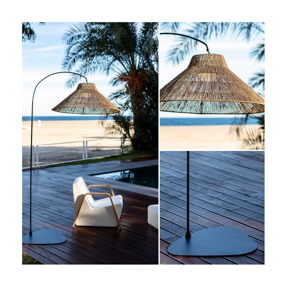 Lámpara de pie de arco, modelo Niza