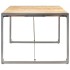 Mesa de comedor madera maciza de mango rugosa 200x100x75