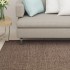 Alfombra de sisal natural marrón 80x300