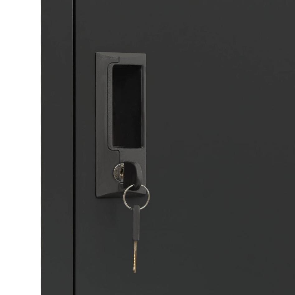 Taquilla de acero gris antracita 38x45x180