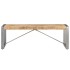 Mesa de centro madera de mango rugosa 120x60x40