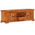 Mueble de TV de madera maciza de acacia 119x30x40