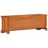 Mueble de TV de madera maciza de acacia 119x30x40