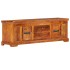 Mueble de TV de madera maciza de acacia 119x30x40