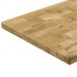 Tablero de mesa rectangular madera maciza roble 44 mm 120x60