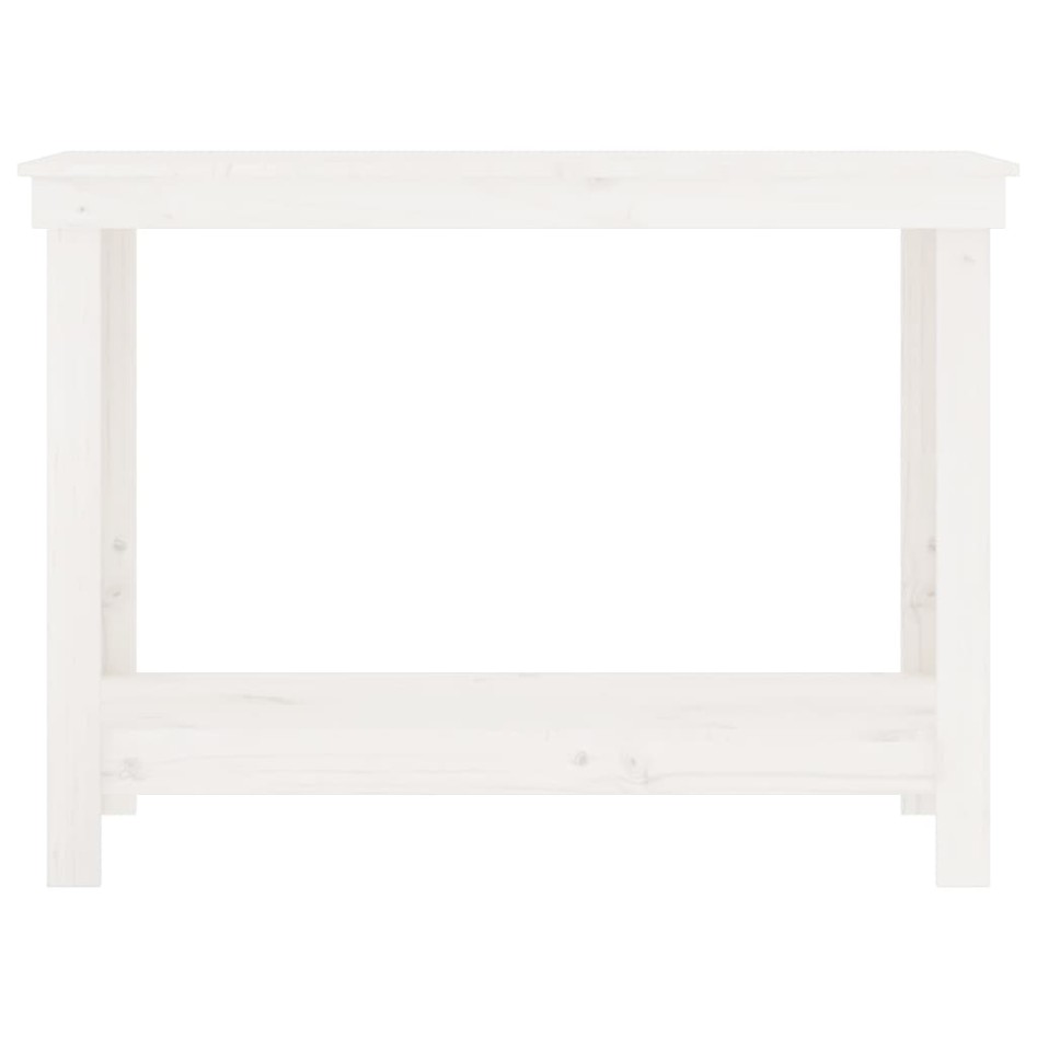 Banco de trabajo de madera maciza de pino blanco 110x50x80
