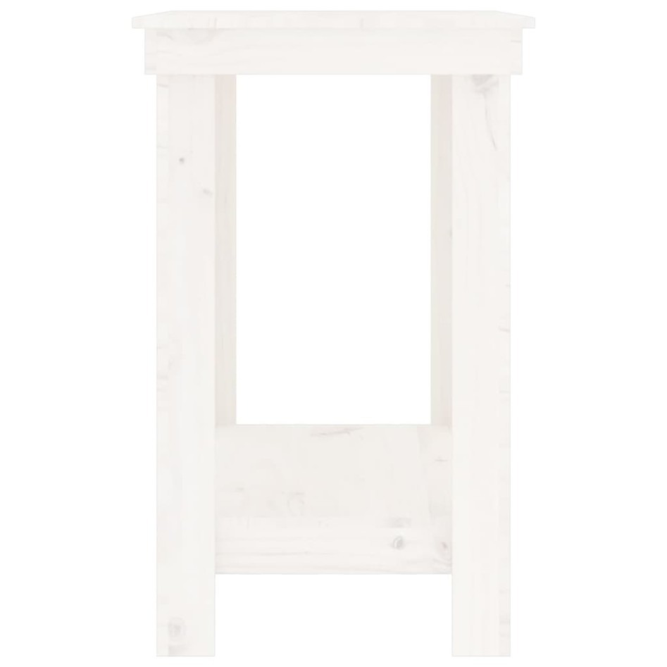 Banco de trabajo de madera maciza de pino blanco 110x50x80