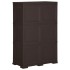 Armario de plástico diseño de madera marrón 79x43x125