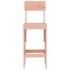Taburetes de cocina 2 uds madera abeto Douglas 40x48,5x115,5