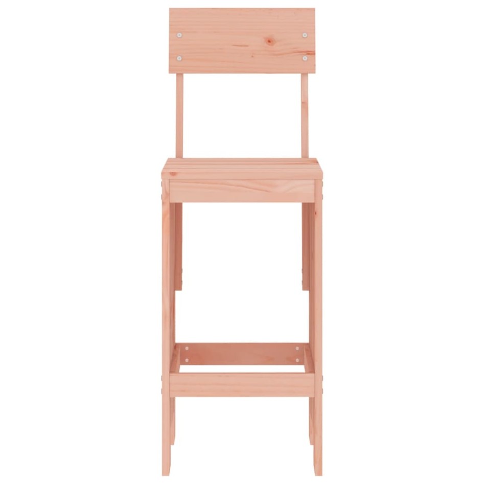 Taburetes de cocina 2 uds madera abeto Douglas 40x48,5x115,5