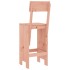 Taburetes de cocina 2 uds madera abeto Douglas 40x48,5x115,5