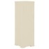 Armario de plástico diseño madera blanco angora 40x43x125
