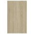 Aparador con 3 cajones contrachapado roble Sonoma 120x41x75