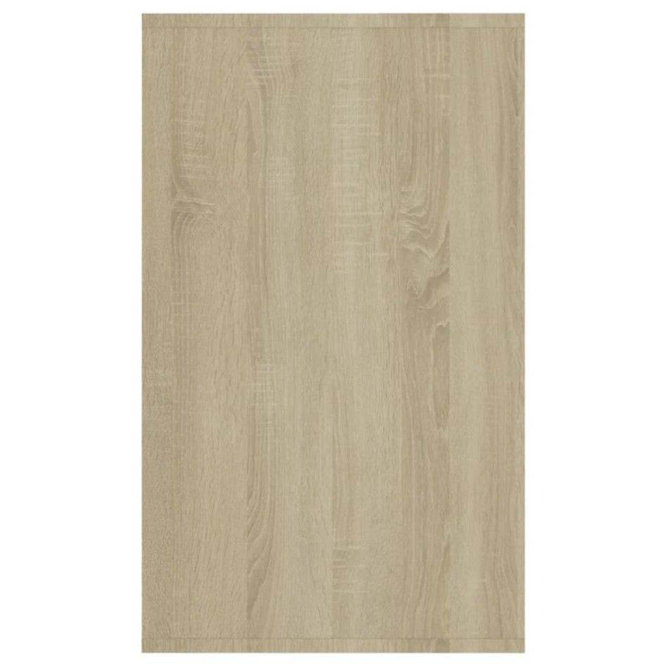 Aparador con 3 cajones contrachapado roble Sonoma 120x41x75