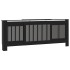 Cubierta para radiador MDF negro 205