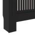 Cubierta para radiador MDF negro 205
