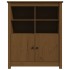 Aparador de madera maciza de pino marrón miel 83x41,5x100