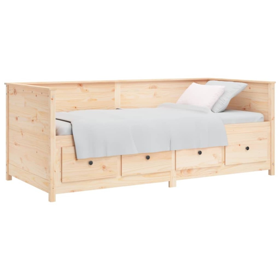 Sofá cama madera maciza de pino 90x190