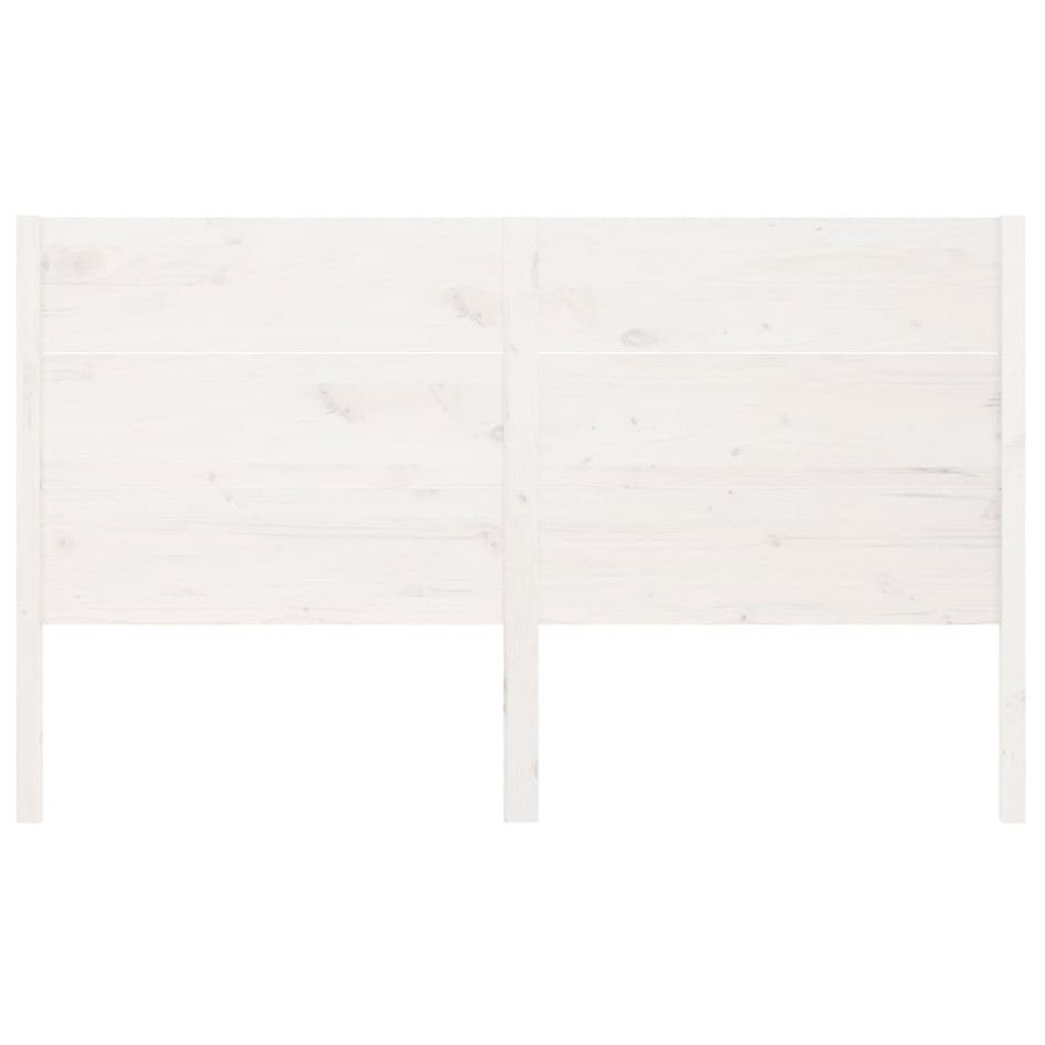 Cabecero madera maciza de pino blanco 206x4x100