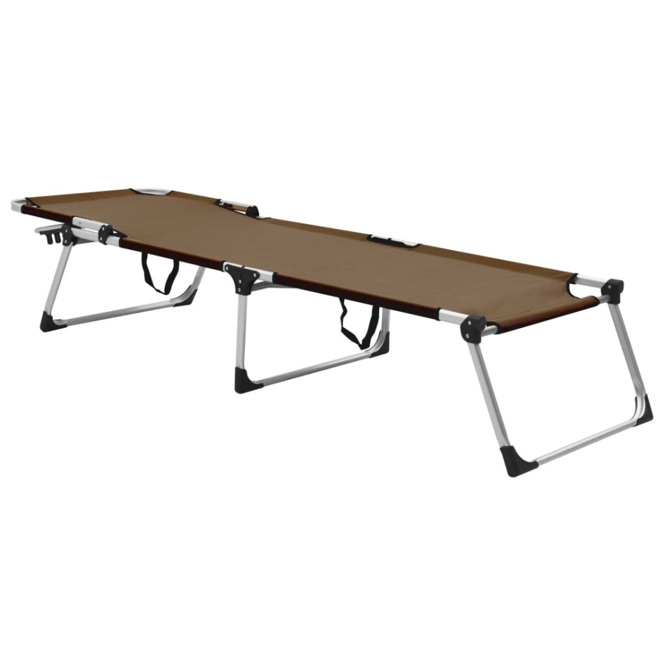 Tumbona plegable alta para mayores aluminio