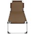 Tumbona plegable alta para mayores aluminio
