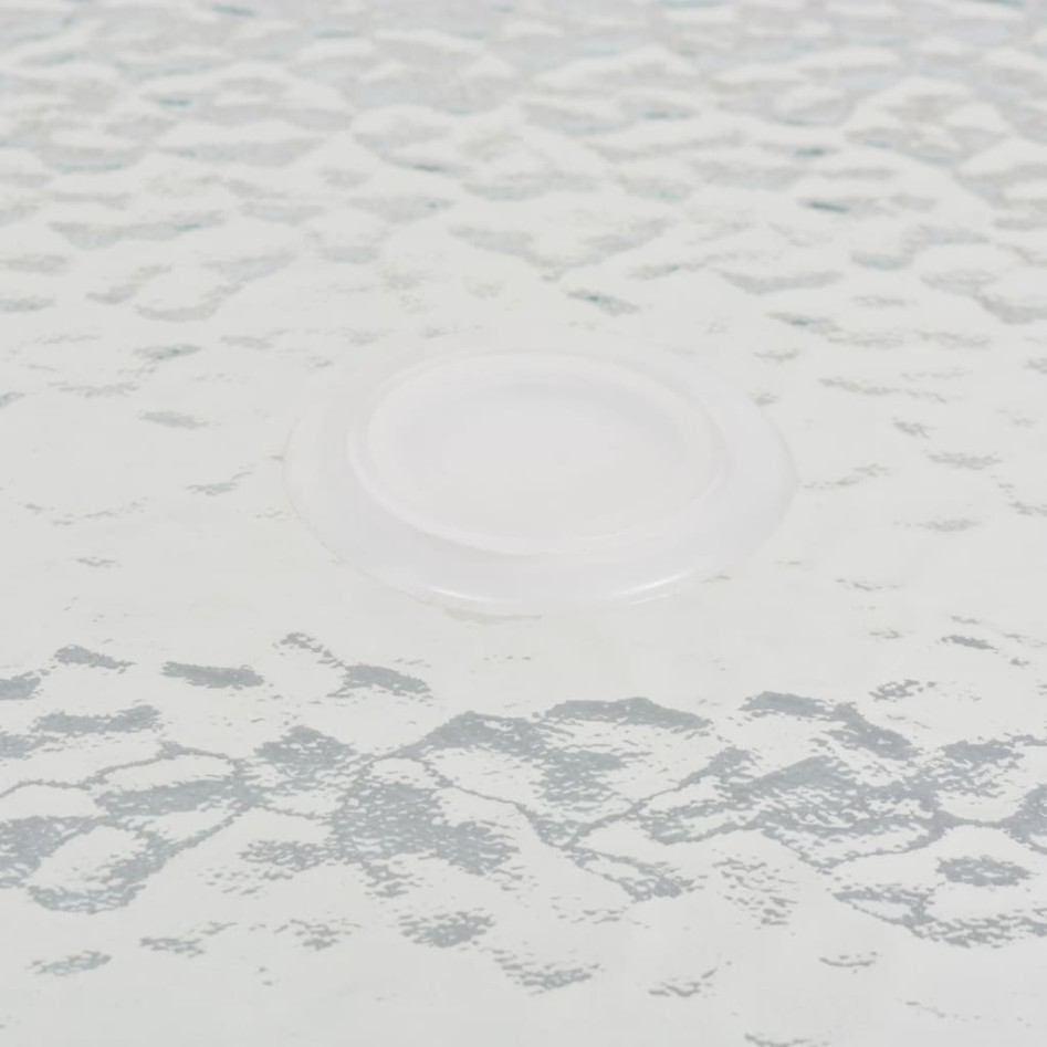 Juego de comedor de jardín 8 piezas acero y textilene