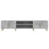 Mueble de TV madera contrachapada gris hormigón 180x31,5x40