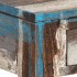 Mesa consola de madera maciza vintage 118x30x80