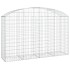 Cesta gaviones forma arco hierro galvanizado 200x50x120/140