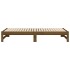 Sofá cama extraíble madera maciza pino marrón miel