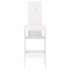 Taburetes de cocina 2 uds madera maciza pino blanco