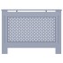Cubierta para radiador MDF gris antracita 112x19x81,5