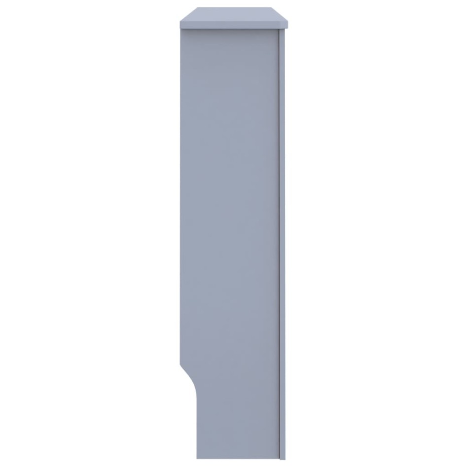 Cubierta para radiador MDF gris antracita 112x19x81,5