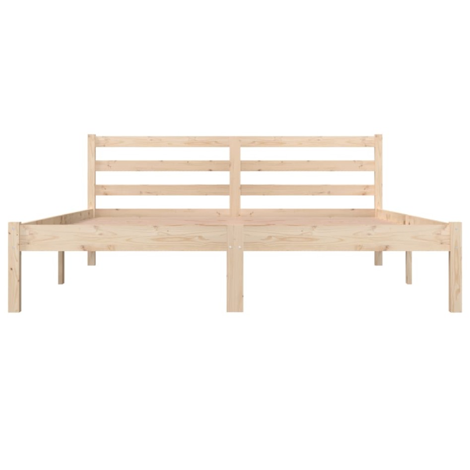 Estructura de cama madera maciza de pino 150x200