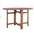 Mesa de jardín de madera de acacia maciza 120x70x74