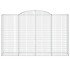 Cesta gaviones forma arco hierro galvanizado 300x50x180/200