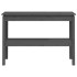 Mesa consola madera maciza de pino gris 110x40x75