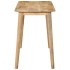 Mesa de comedor madera maciza de mango 112x52x76