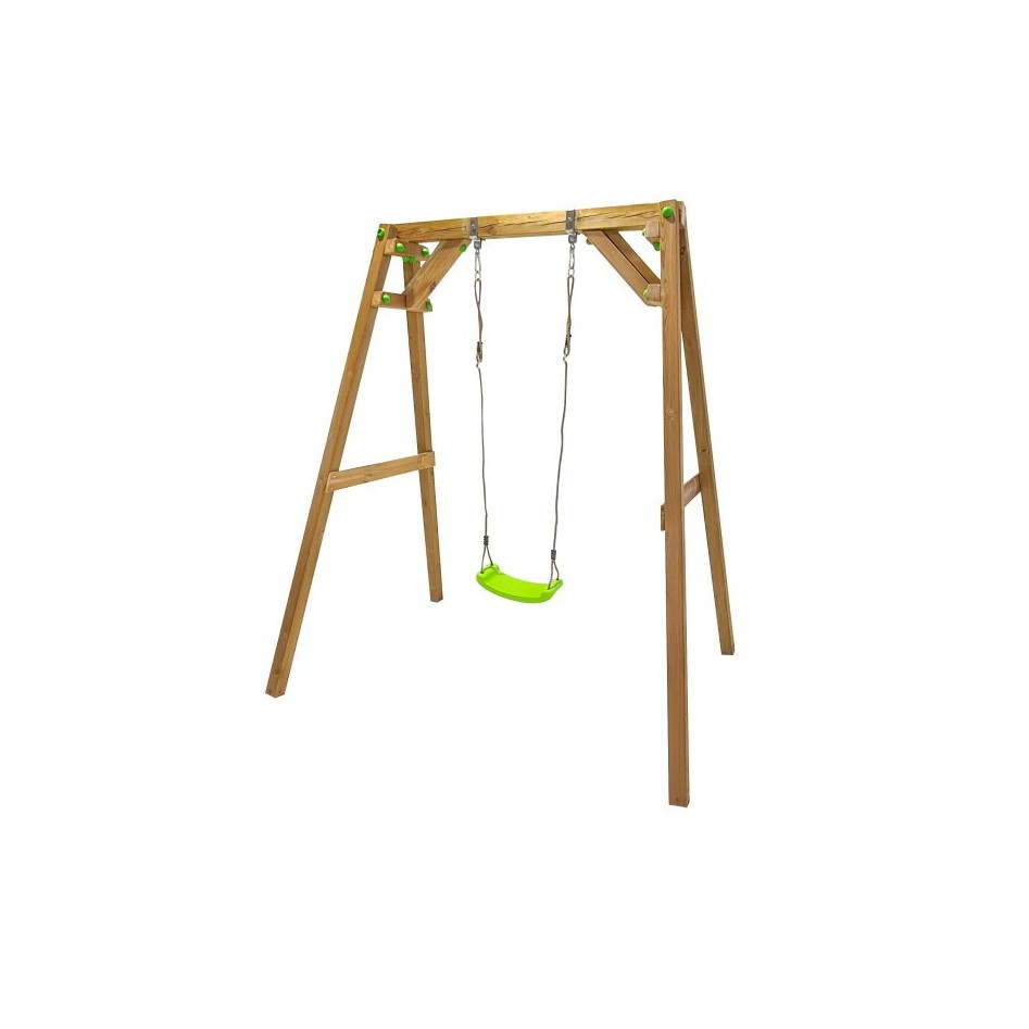 Columpio madera cuadrada Xylo individual