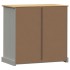 Cómoda VIGO madera maciza pino gris 80x40x76