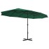 Sombrilla de jardín con palo de aluminio 460x270 cm