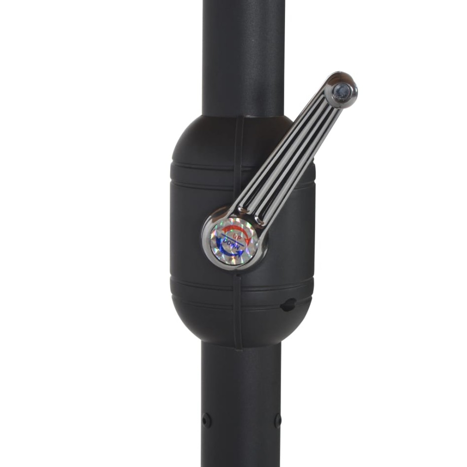 Sombrilla de jardín con palo de aluminio 460x270 cm