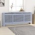 Cubierta para radiador MDF gris 205